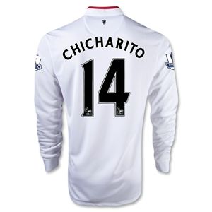 Nike Manchester United 12/13 CHICHARITO LS Away Soccer Jersey