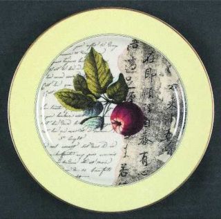 Bernardaud Poetry Salad/Dessert Plate, Fine China Dinnerware   Written Poetry,As