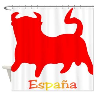  Red Spanish Bull Shower Curtain  Use code FREECART at Checkout