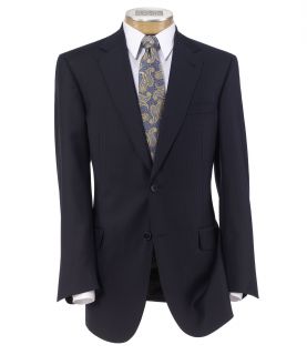 Signature Gold 2 Button Pleated Front Wool Suit Extended Sizes JoS. A. Bank