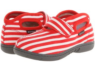 Bogs Kids Baby Bogs Mid Canvas Girls Shoes (Red)