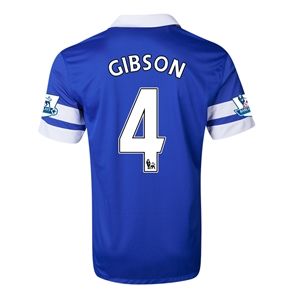 Nike Everton 13/14 GIBSON Home Soccer Jersey