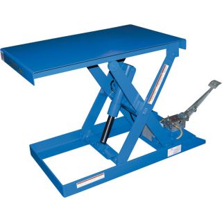 Vestil Foot Pump Scissor Table   2,000 Lb. Capacity, Model SCTAB 2000
