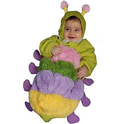 Infant Girls Furry Caterpillar Costume