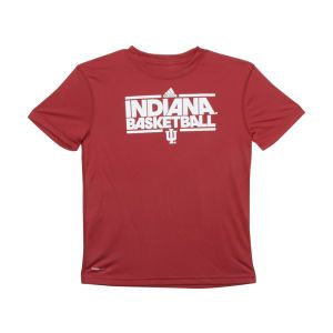 Indiana Hoosiers adidas NCAA Youth On Court Practice Climalite T Shirt