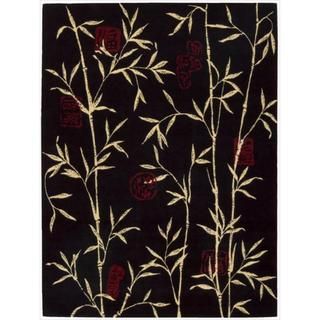 Chambord Asian Bamboo Black Rug (96 X 13)