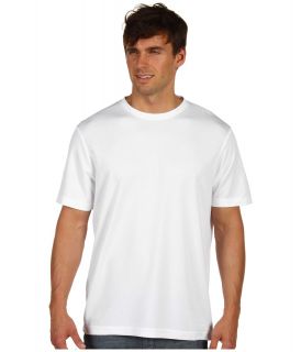 Perry Ellis S/S Poly/Rayon Luxe Dressy Shirt Mens Clothing (White)