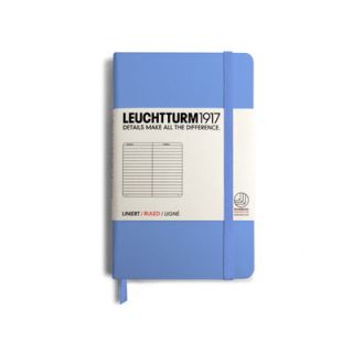 Kikkerland Hard Cover Large Ruled Notebook LBL11  Color Light Blue