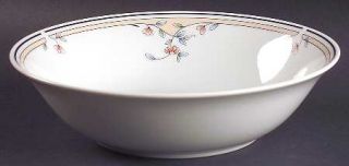 Princess House Heritage Blossom 9 Round Vegetable Bowl, Fine China Dinnerware  