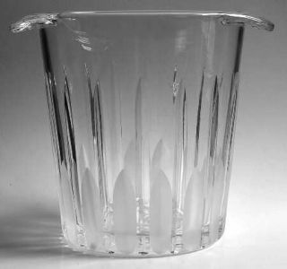 Royal Doulton Carnegie Ice Bucket   Gray&Polished Vertical Cuts On Bowl