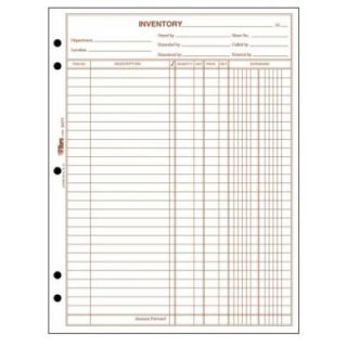 Tops Easy Use Inventory Sheet