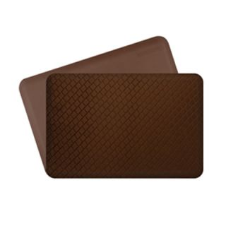 Wellness Mats Wellness Mat & Season Cover Combo w/ No Trip Edge, Basketweave Cappuccino