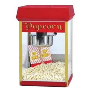 Gold Medal FunPop Popcorn Machine w/ 4 oz EZ Kleen Kettle & Red Dome, 120/240V