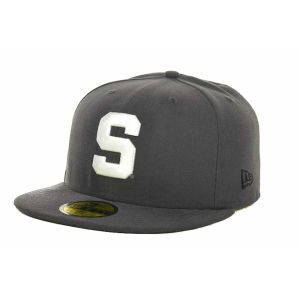 Michigan State Spartans New Era NCAA Gray, Black & White 59FIFTY Cap