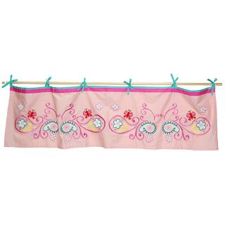 Tadpoles Butterfly Paisley Tie top Valance