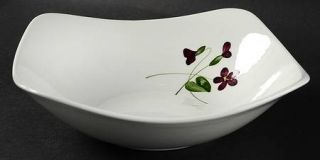 Orchard Wood Violet Square 8 Square Vegetable Bowl, Fine China Dinnerware   Off