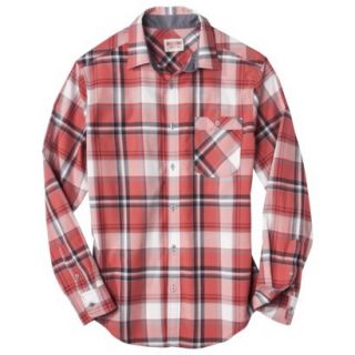 Mossimo Supply Co. Mens Button Down Shirt   Aura Red XL