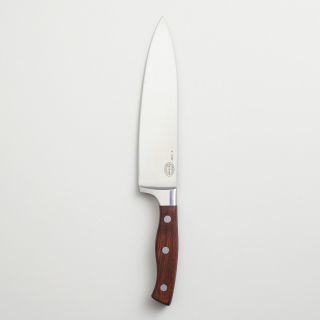 8 Stainless Steel Chefs Knife with Walnut Handle   World Market