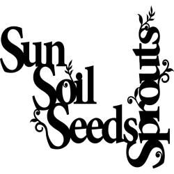 Nancy Zieman Laser Cut Fusible Appliques  Sun Soil Seeds Sprouts 19.3 X15