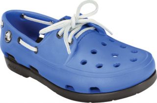 Childrens Crocs Beach Line Boat Shoe J   Varsity Blue/Onyx Casual Shoes