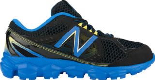 Childrens New Balance KJ750v3   Black/Blue Sneakers