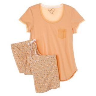 Warm Essentials by Cuddl Duds Womens Pajama Sets   Orange XL