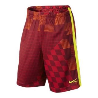 Nike Lax Print Mens Lacrosse Training Shorts   Gym Red