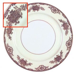 Noritake Barbizon Dinner Plate, Fine China Dinnerware   Gold Edge & Floral Encru