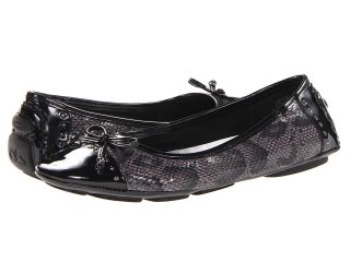 Anne Klein Buttons Womens Flat Shoes (Black)