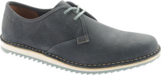 Mens Clarks Maxim Flow   Navy Leather Lace Up Shoes