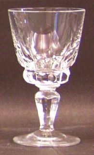 Franconia Regent Cordial Glass   Vertical Cuts On Bowl, Multi Sided Stem