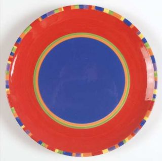 Dansk Caribe Antigua Stripe Dinner Plate, Fine China Dinnerware   Colored Stripe