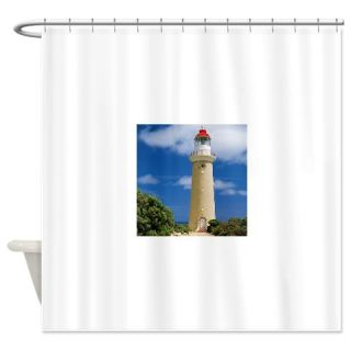  Historic lighthouse at Cape du Coue Shower Curtain  Use code FREECART at Checkout