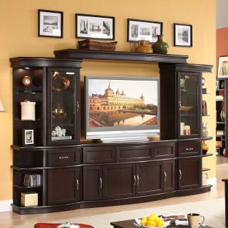 Lamar 4 Piece Entertainment Wall Unit with 60 in. TV Console Multicolor  