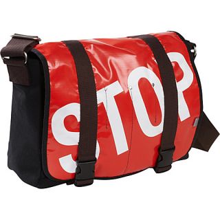 Stop Laptop Messenger Red   Ducti Laptop Messenger Bags