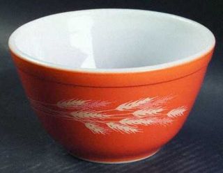 Pyrex Autumn Harvest 5 Mixing Bowl, Fine China Dinnerware   Orange Background,G