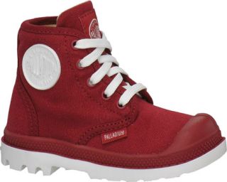 Infants/Toddlers Palladium Pampa Hi Lace 22784   Rio Red/White Boots