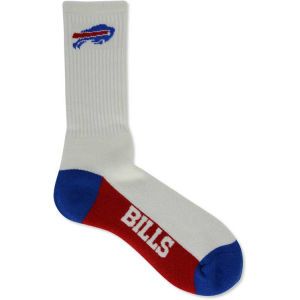 Buffalo Bills For Bare Feet Crew White 506 Sock