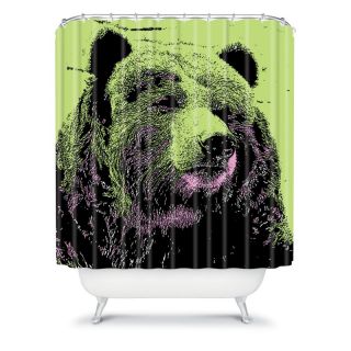 DENY Designs Romi Vega Bear Shower Curtain Multicolor   13354 SHOCUR