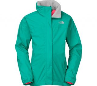 Girls The North Face Resolve Reflective Jacket   Jaiden Green Waterproof