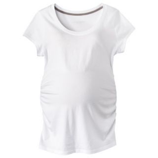 Liz Lange for Target Maternity Short Sleeve Basic Tee   White XL