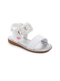 Flowers by Zoe Toddlers & Kids Robin Flower Sandals   White