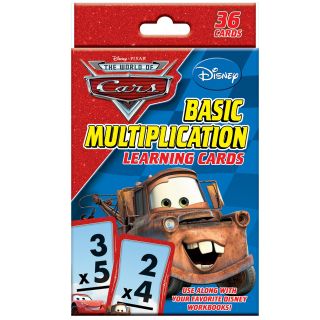 Cars Multiplication Learning Cards