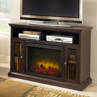 Pleasant Hearth Riley Media Cabinet with Electric Fireplace Multicolor   238 04 