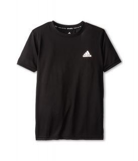 adidas Kids Climalite S/S Tee Boys Short Sleeve Pullover (Black)