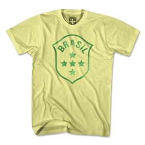 Objectivo Brazil Crest Lemon T Shirt (Yellow)