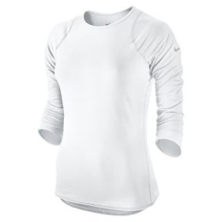 Nike Baseline Womens Tennis Shirt   White
