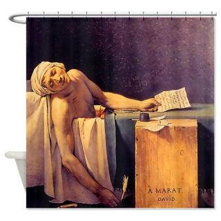  Jacques Louis David Death Of Marat Shower Curtain  Use code FREECART at Checkout