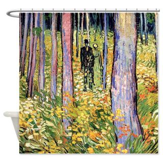  Van Gogh Undergrowth with Couple Shower Curtain  Use code FREECART at Checkout