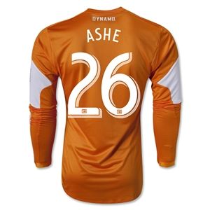 adidas Houston Dynamo 2013 ASHE LS Authentic Primary Soccer Jersey